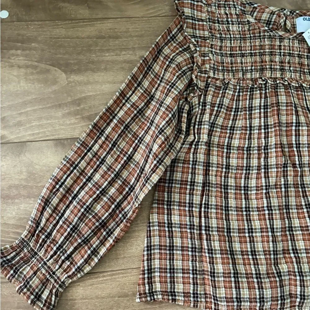 NWT Fall Brown Blouse